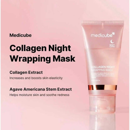 Medicube – Collagen Night Wrapping Mask (75ml), Trusted Korean Skincare Brand
